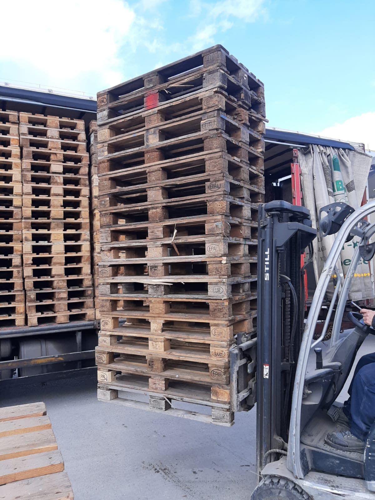 gamma completa di pallets nuovi ed usati in tutte le